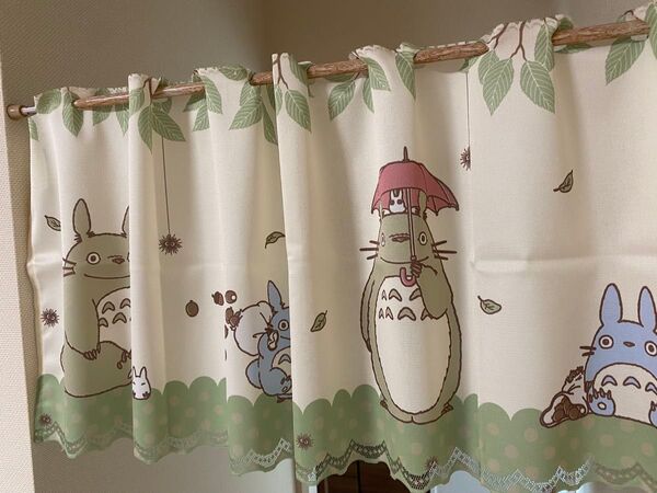 カフェカーテン120×45cmトトロ