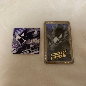 僕のヒーローアカデミア ヒロアカ原画展 常闇踏陰 ステッカー&カード 2個セット