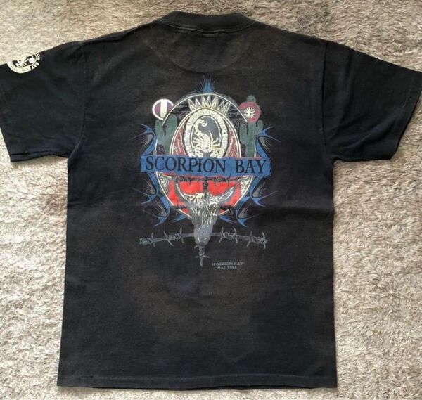 Tシャツ M 90's フェード tシャツ シングルステッチ 古着 usa製 archive y2k ブラック アメリカ製 希少