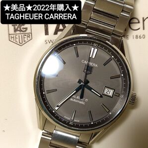 ★美品★タグ・ホイヤー カレラ キャリバー5 TAGHEUER CARRERA 自動巻き 裏スケ