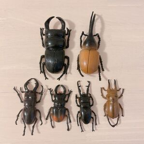 カブトムシ クワガタフィギュア6体セット