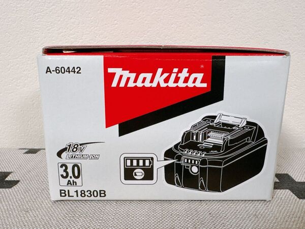 【新品未使用】マキタ 18V リチウムイオンバッテリ BL1830B A-60442 純正品