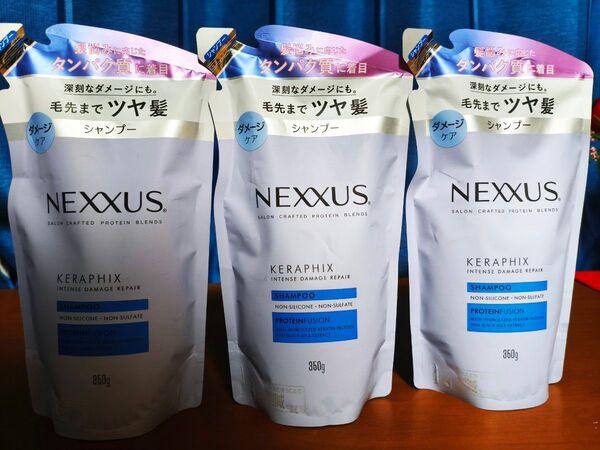 NEXXUS(ネクサス) インテンスダメージリペア シャンプー 詰め替え用 350g 3個 ユニリーバ