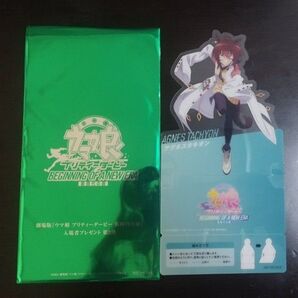 劇場版 ウマ娘プリティダービー 新時代の扉 特典 アグネスタキオン 描き下ろしクリアスタンド 未使用シリアルコード付