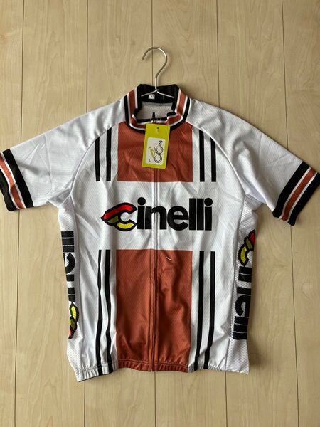中華サイクルジャージ Lサイズ Cinelli チネリロゴ