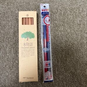 トンボ鉛筆 木物語 鉛筆 B ★オマケ赤青鉛筆2本