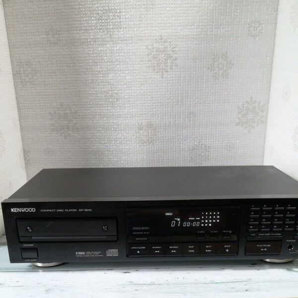 CDプレイヤー KENWOOD DP-3010 再生&トレイ開閉良好