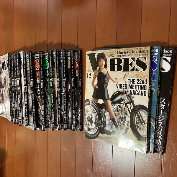 バイブス VIBES 2014年 10月〜2015年12月までの 15冊 雑誌