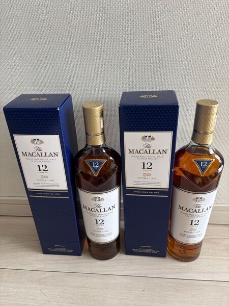 MACALLAN(マッカラン)12年ダブルカスク 700mlアルコール分40%★箱付き★2本セット