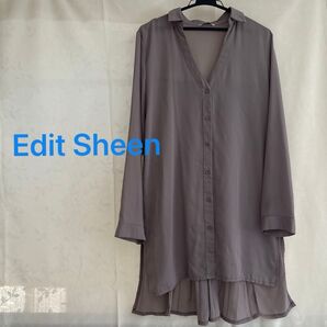 Edit Sheen ブラウス チュニック シャツワンピース SALE