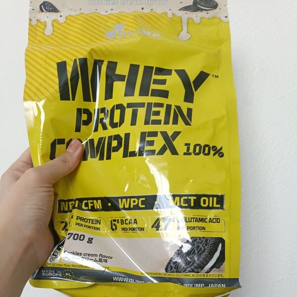 オリンプ ホエイプロテイン コンプレックス 100% クッキークリーム風味 700g × 1個