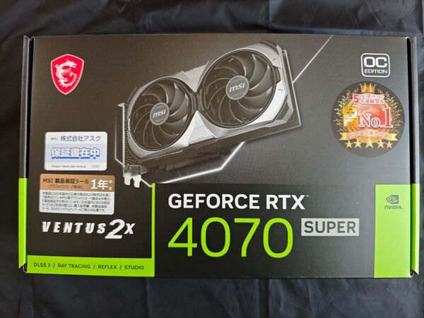 MSI GeForce RTX 4070 Super 12GB VENTUS 2X OC