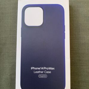 未使用 iPhone14 Pro Max レザーケース 純正品 インク