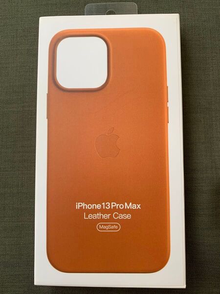 迅速発送 iPhone 13 ProMax レザーケース 純正品 ゴールデンブラウン
