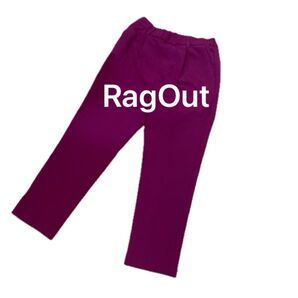 RagOut ラグアウト レディースパンツ 赤紫