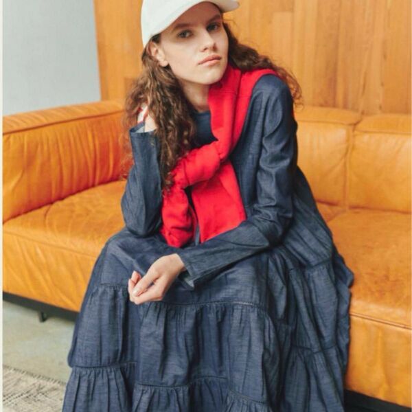 完売 2024aw ロンハーマン別注 Merlette デニムワンピース マーレット ロング