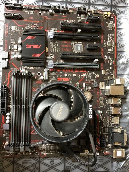 Ryzen7 1700+ASUS PRIME B350-PLUS IOパネル付属 OCCT負荷テスト済