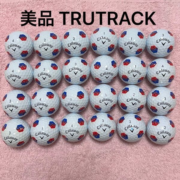 美品 Callaway CHROMESOFT CHROME TOUR トゥルートラック 24球セットゴルフボールロストボール
