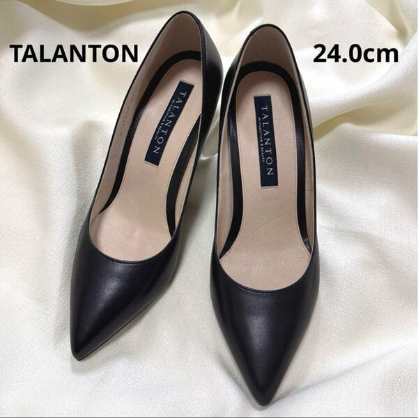 TALANTON タラントン レザーハイヒール パンプス 24.0 パンプス DIANA 黒