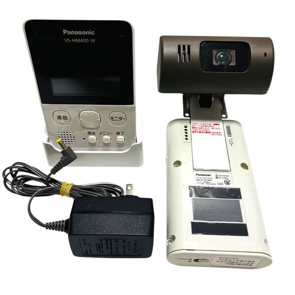 Panasonic ワイヤレスドアホン VS-HM400-W VS-DC400-W モニター付きドアカメラ パナソニック