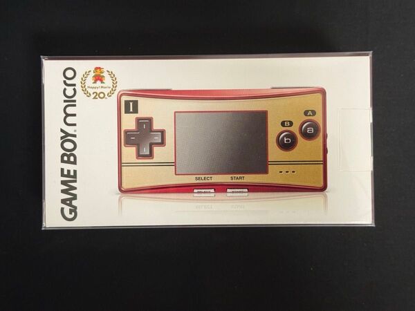 新品 未使用 ゲームボーイミクロ 20周年記念 限定 Nintendo ゲームボーイアドバンス 任天堂 GBA micro