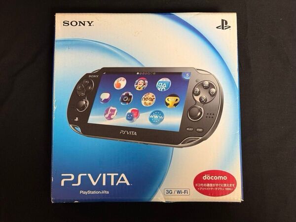 新品 未開封 PlayStation SONY 3G Wi-Fiモデル PCH-1100 クリスタル ブラック PSVITA
