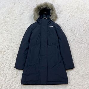 THE NORTH FACE ノースフェイス アークテック ロング ダウンジャケット S ブラック 黒 コート NF0A874H