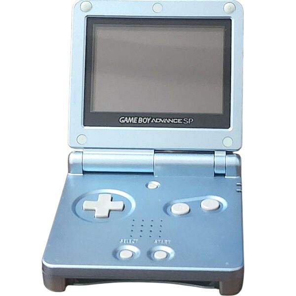 【即日発送】Nintendo ニンテンドー ゲームボーイアドバンスSP パールブルー 通電確認済 説明書&箱&充電器付