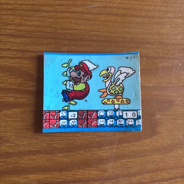 超希少品 スーパーマリオ ロッテ ファミコンヒーローチョコ シール