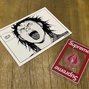 SUPREME AKIRA Sticker & Trump Set シュプリームステッカー・トランプ 2点セット