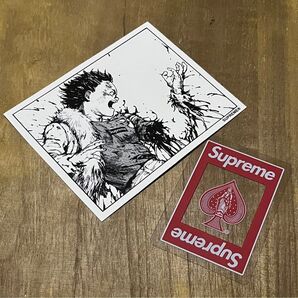 SUPREME AKIRA Sticker & Trump Set シュプリームステッカー・トランプ 2点セット