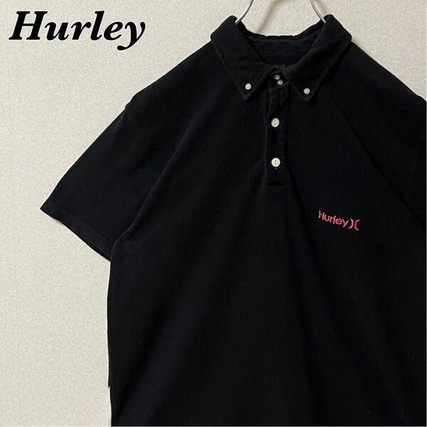 【Hurley】 ハーレー ポロシャツ ワンポイント 刺繍ロゴ