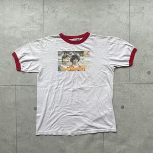 80s ビルとテッド リンガー Tシャツ アメリカ製 L 赤 白 キアヌリーブス