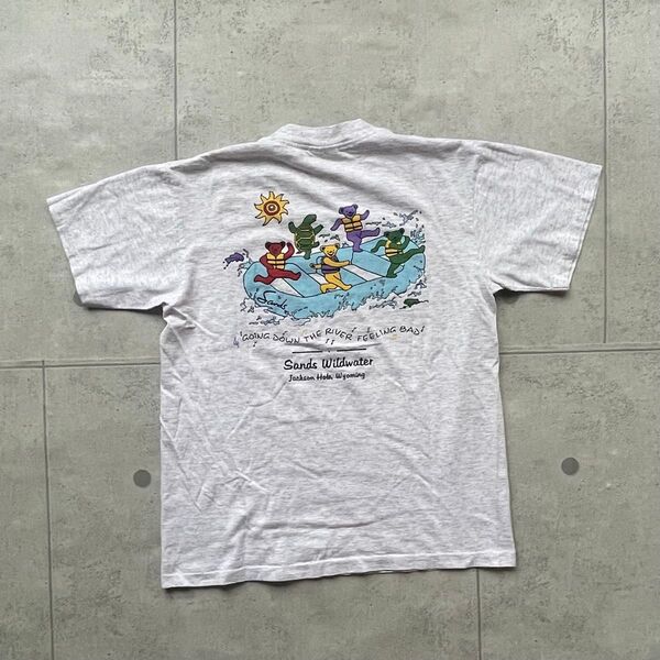 90s アメリカ製 グレートフルデット パロディ Tシャツ M グレー オニータ