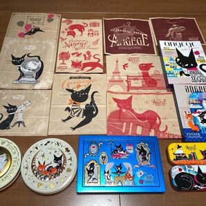 アンジェ シャトンノワール 紙袋 メモ帳 缶ケース まとめ売り