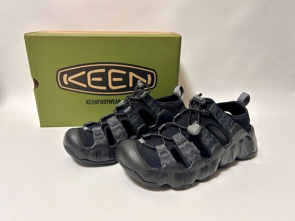 KEEN ウィメンズ ハイパーポートH2 サンダル ※外履きで試着1回のみ〈23cm〉ブラック