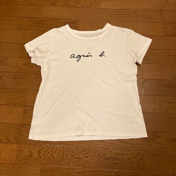 アニエスベー Tシャツ 半袖 白サイズS