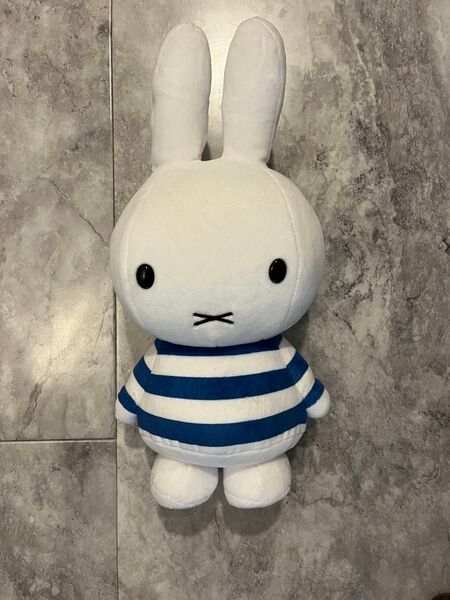 ミッフィー ぬいぐるみ ストライプ柄 約30cm