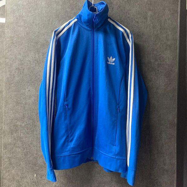 110サイズ 約XXL adidas アディダス トラックジャケット ブルー