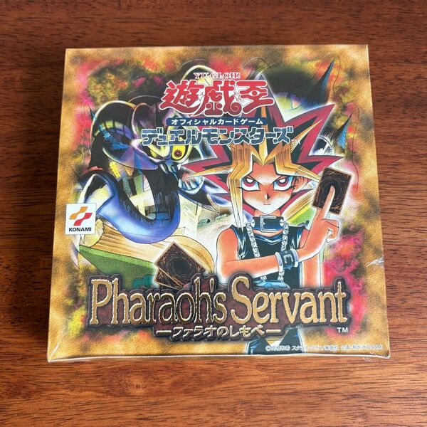 【未開封BOX】遊戯王 ファラオのしもべ シュリンク付き 未開封BOX Pharaoh's Servant