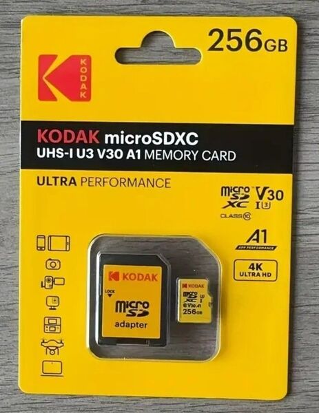 新品未使用♪ KODAK microSDXCカード 256GB