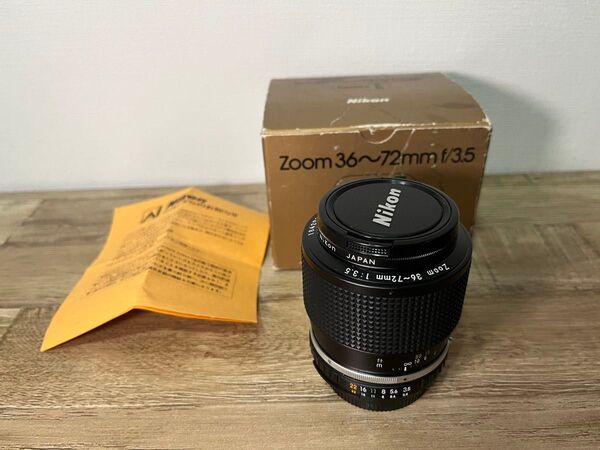 Nikon Zoom 36~72mm f/3.5 レンズ