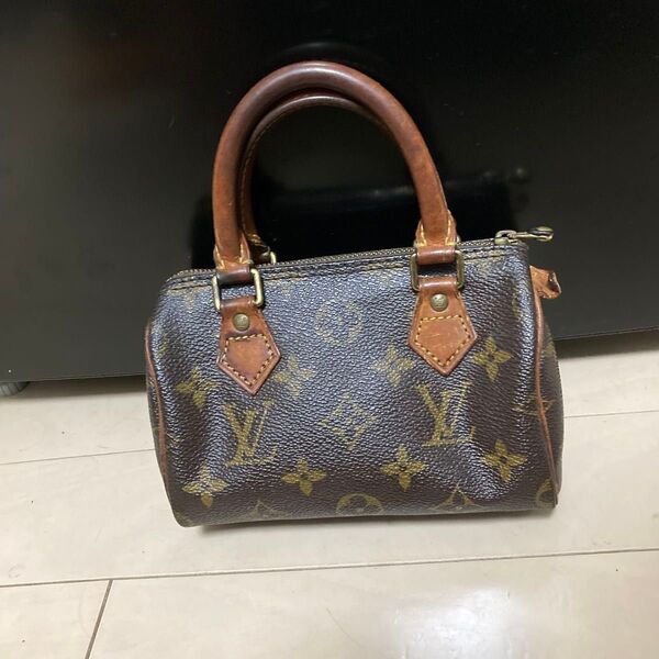 LOUIS VUITTON ルイヴィトン モノグラム ミニスピーディ ハンドバッグ 小物入れ ブラウン系 おしゃれ アイテム