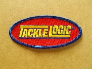 90s TACKLE LOGIC タックルロジック ビンテージ 刺繍 ワッペン /釣り バス ブラックバス フィッシング アメリカ USA パッチ 444