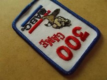 90s ボーリング ABC イーグル 300GAME ワッペン/アップリケ刺繍パッチ運動スポーツ ユニフォーム カスタム 444_画像3