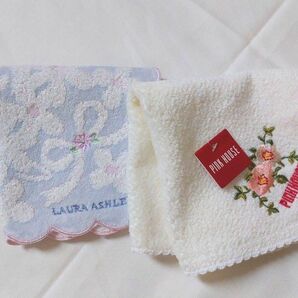 再値下げ PINK HOUSE ・LAURA ASHLEYハンカチセット