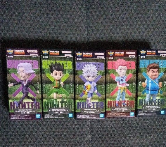 HUNTER×HUNTERワールドコレクタブルフィギュア 5種5個セット