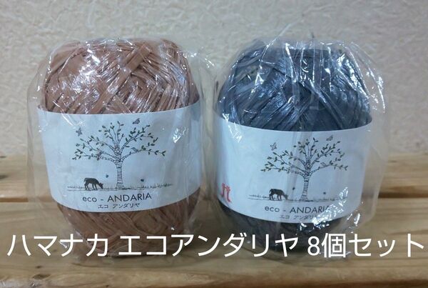 ◆手芸糸◆ハマナカ エコアンダリヤ 8玉 おまとめセット