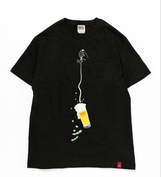 新品未使用 生ビールと枝豆Tシャツ 限定のオリジナルTシャツ オリオンビール Tシャツ 沖縄 オリオンビール×Habu Box