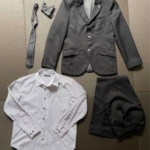 160サイズ hiromichi nakano ヒロミチナカノ 男の子キッズフォーマル スーツ 入学式 卒業式 小学生 6点セット